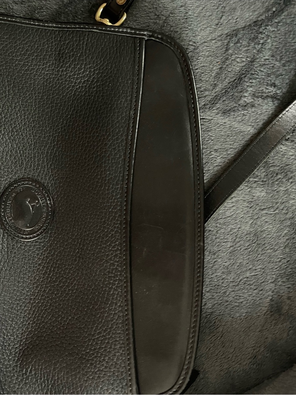 Classic Dooney & Bourke Black Leather Bag